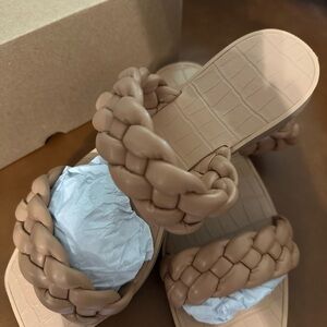 Braided Tan Sandals